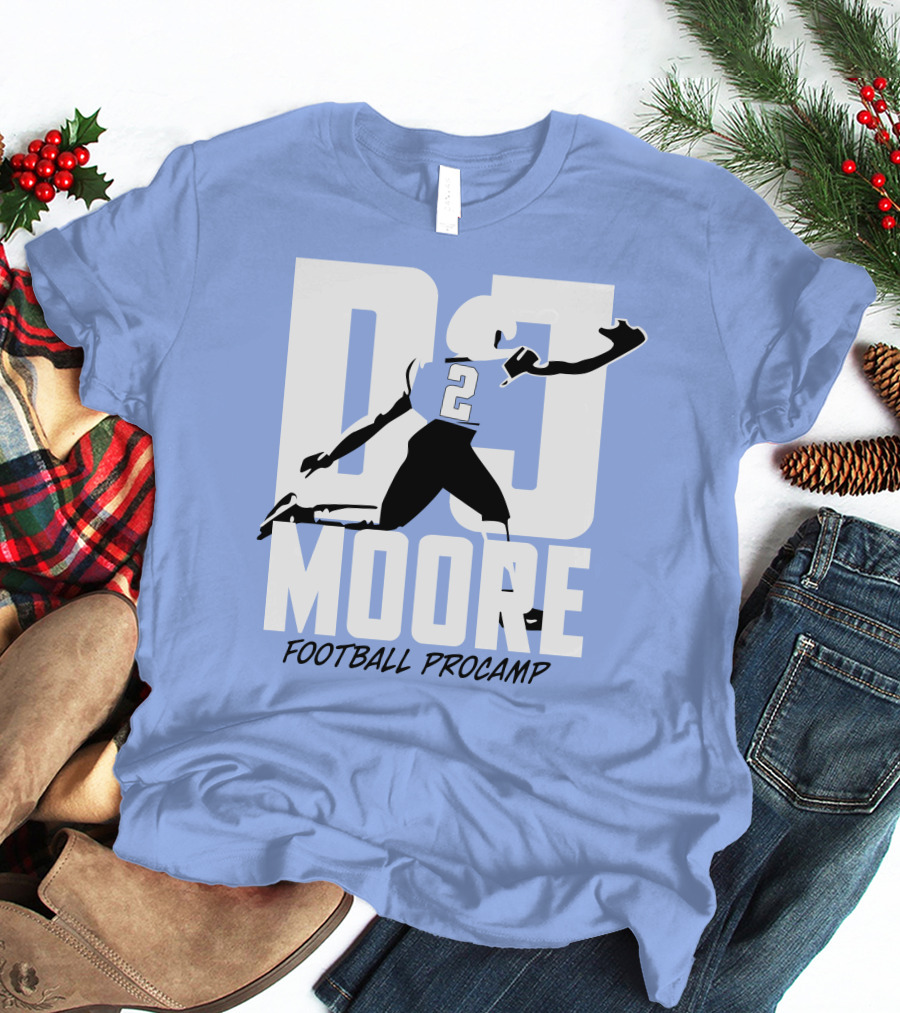 DJ Moore Football Procamp Athlete Number 2 Dynamic Movement T-Shirt