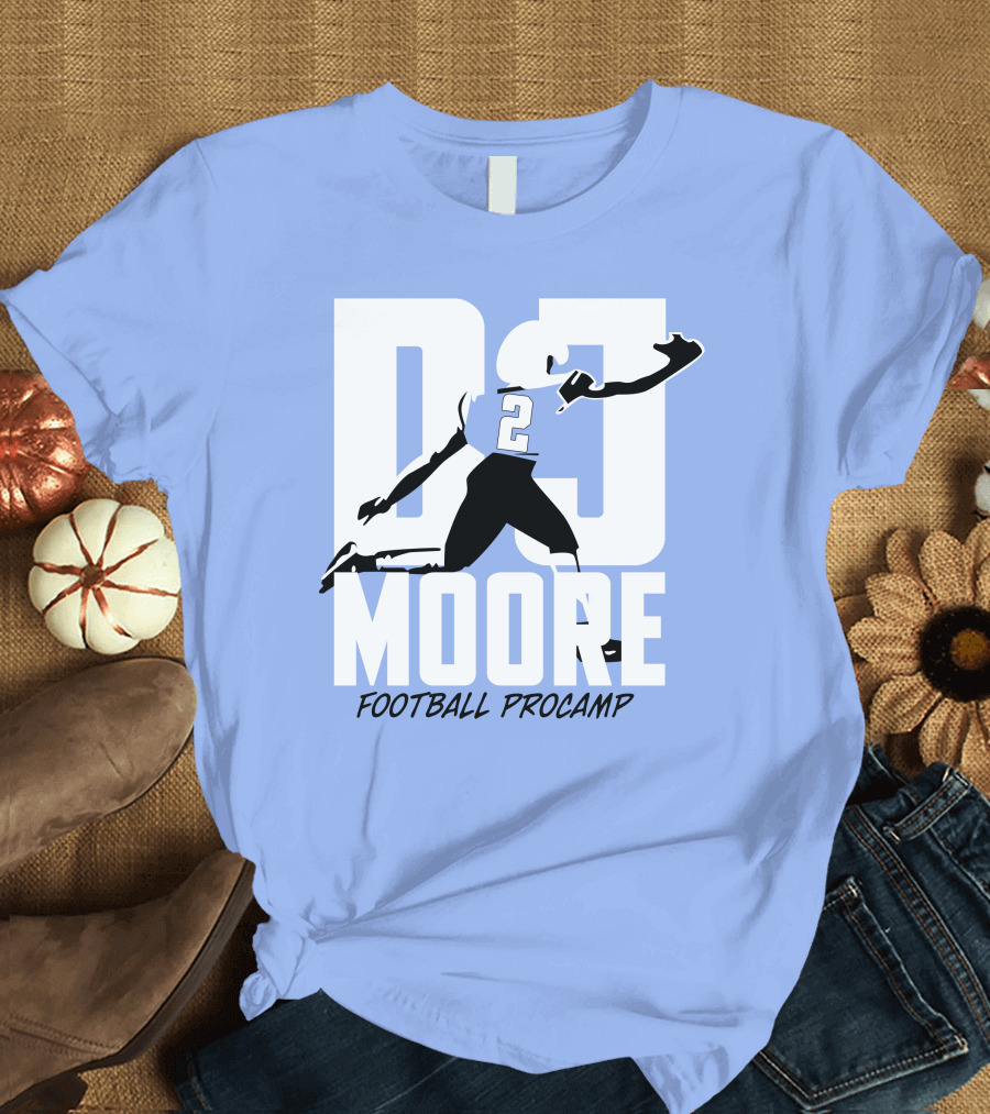 DJ Moore Football Procamp Athlete Number 2 Dynamic Movement T-Shirt