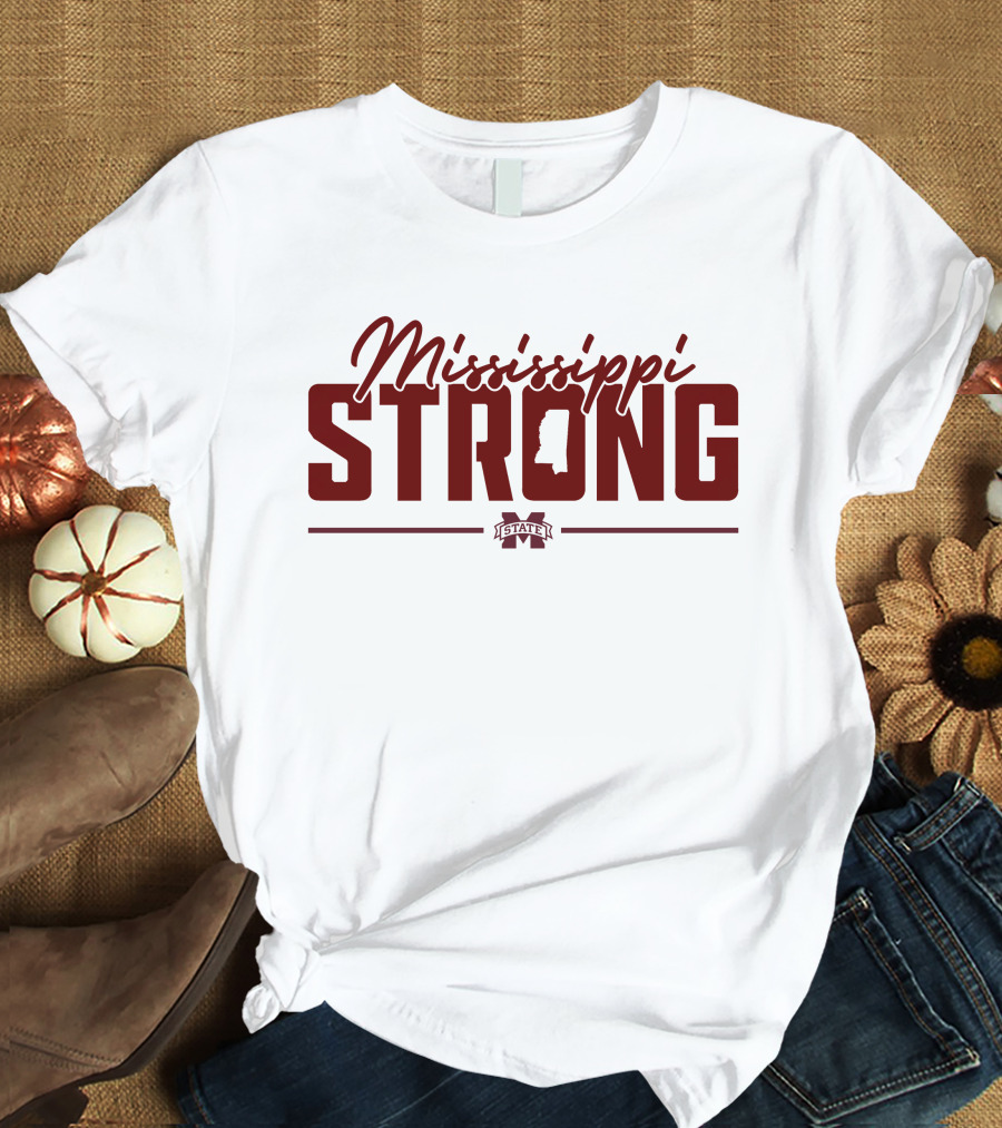 Mississippi Strong Mississippi State Baseball T-Shirt