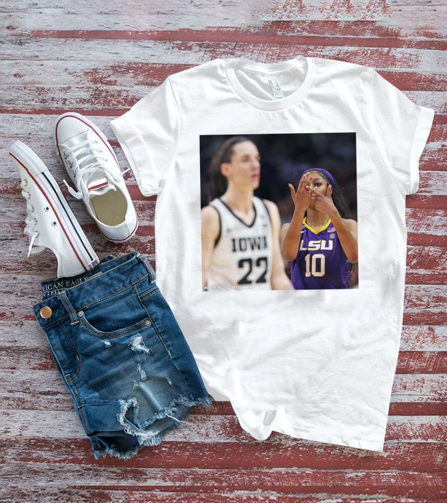 LSU Reese 10 Makes You Can’t See Me Gesture Against Iowa T-Shirt