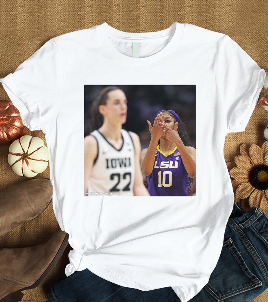 LSU Reese 10 Makes You Can’t See Me Gesture Against Iowa T-Shirt
