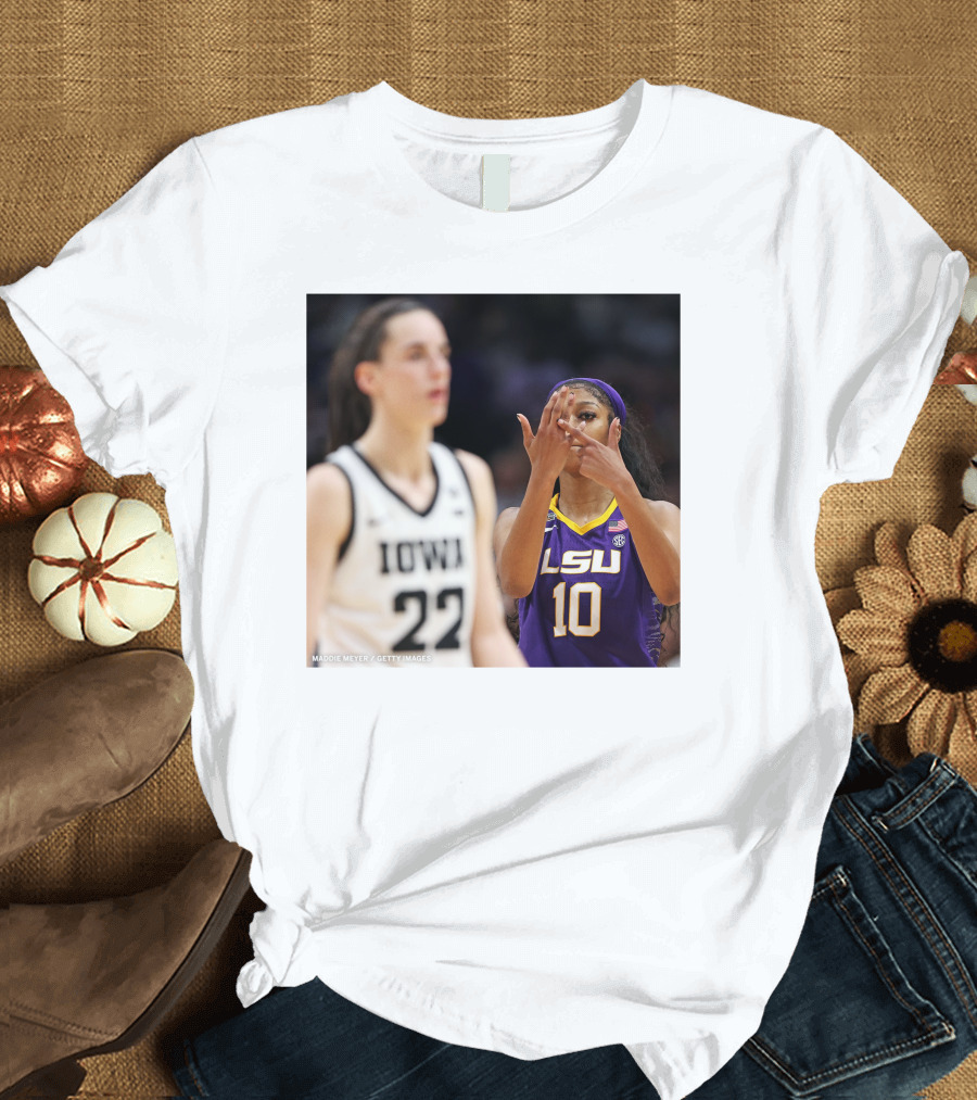LSU Reese 10 Makes You Can’t See Me Gesture Against Iowa T-Shirt