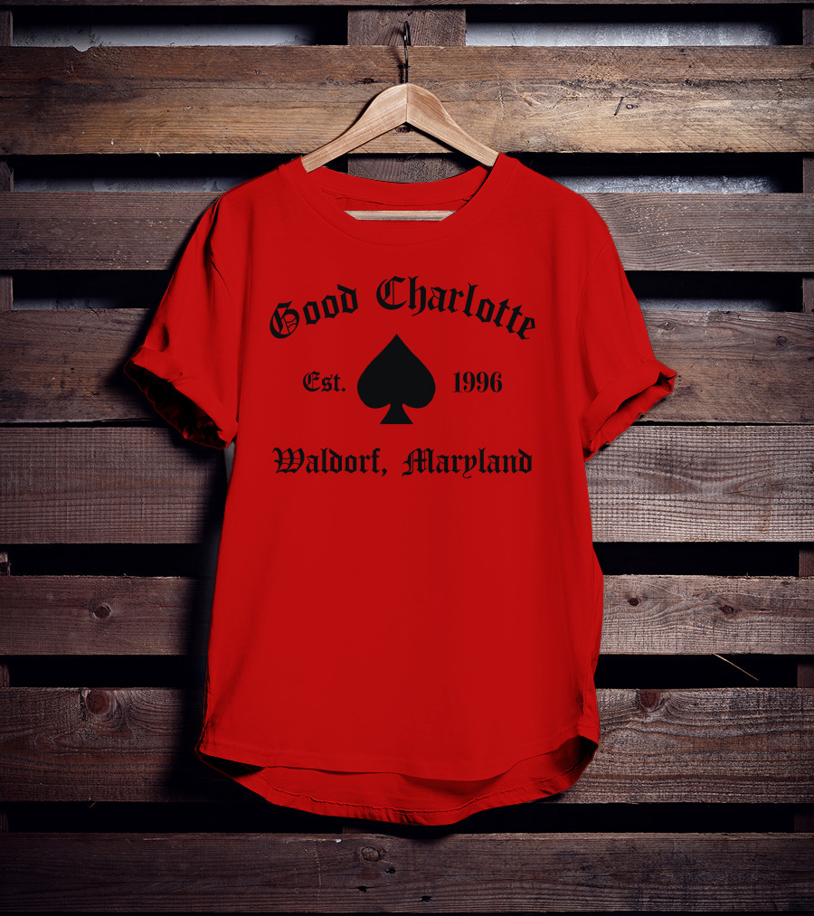 Good Charlotte Est. 1996 Waldorf Maryland Spade T-Shirt