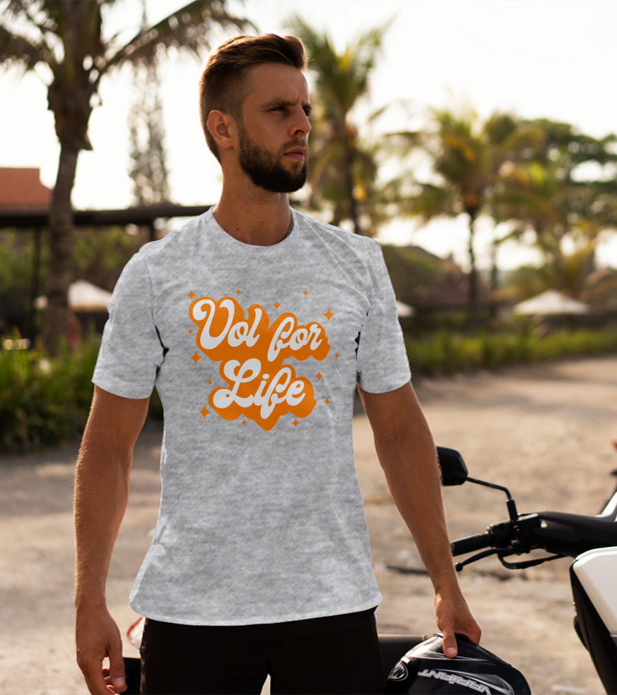 Vol For Life Tennessee Pride Orange And White T-Shirt