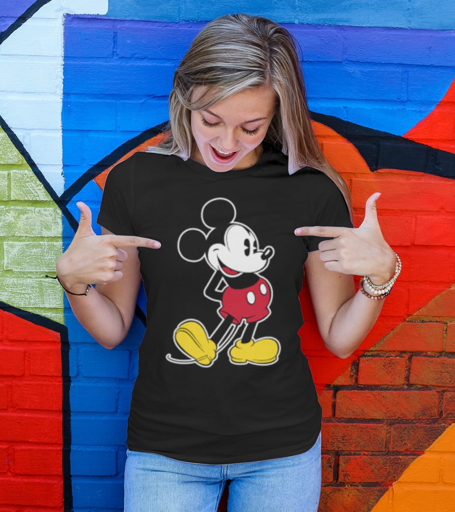 Disney Classic Mickey Mouse Standing Pose T-Shirt