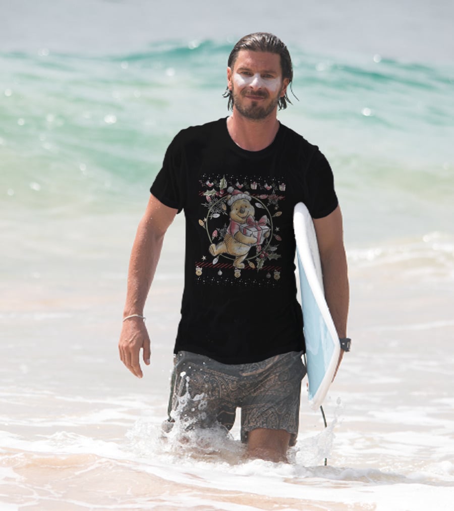 Disney Winnie The Pooh Christmas Ho Ho Ho T-Shirt