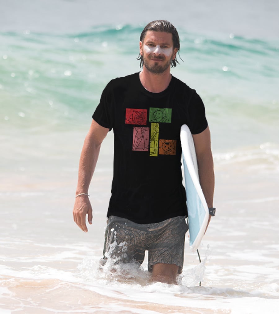 Marvel WandaVision Wanda Vision 50s Halloween Retro Style Characters T-Shirt