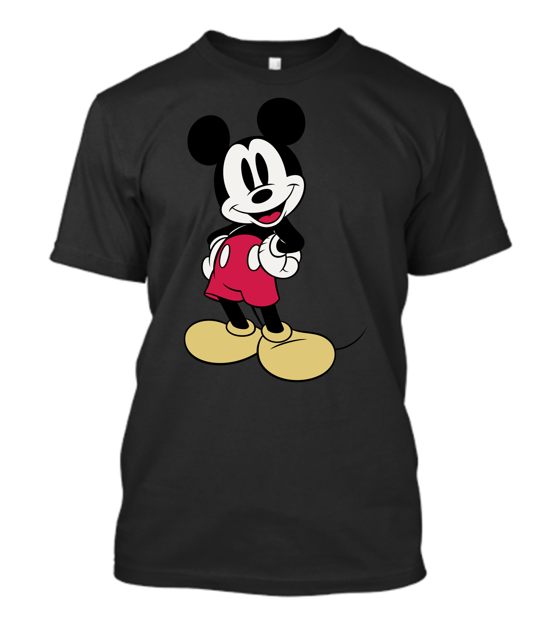 Disney Classic Mickey Mouse Vintage Character Image T-Shirt
