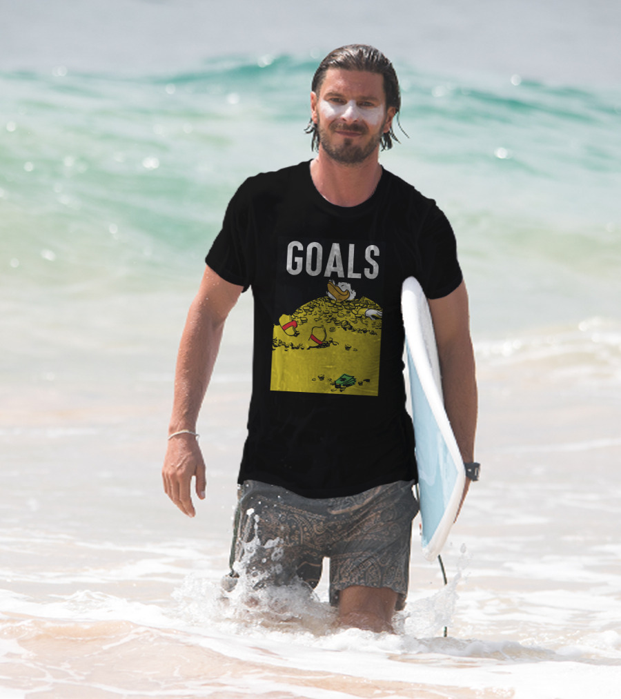 Disney Duck Tales Scrooge Goals Money Pile T-Shirt