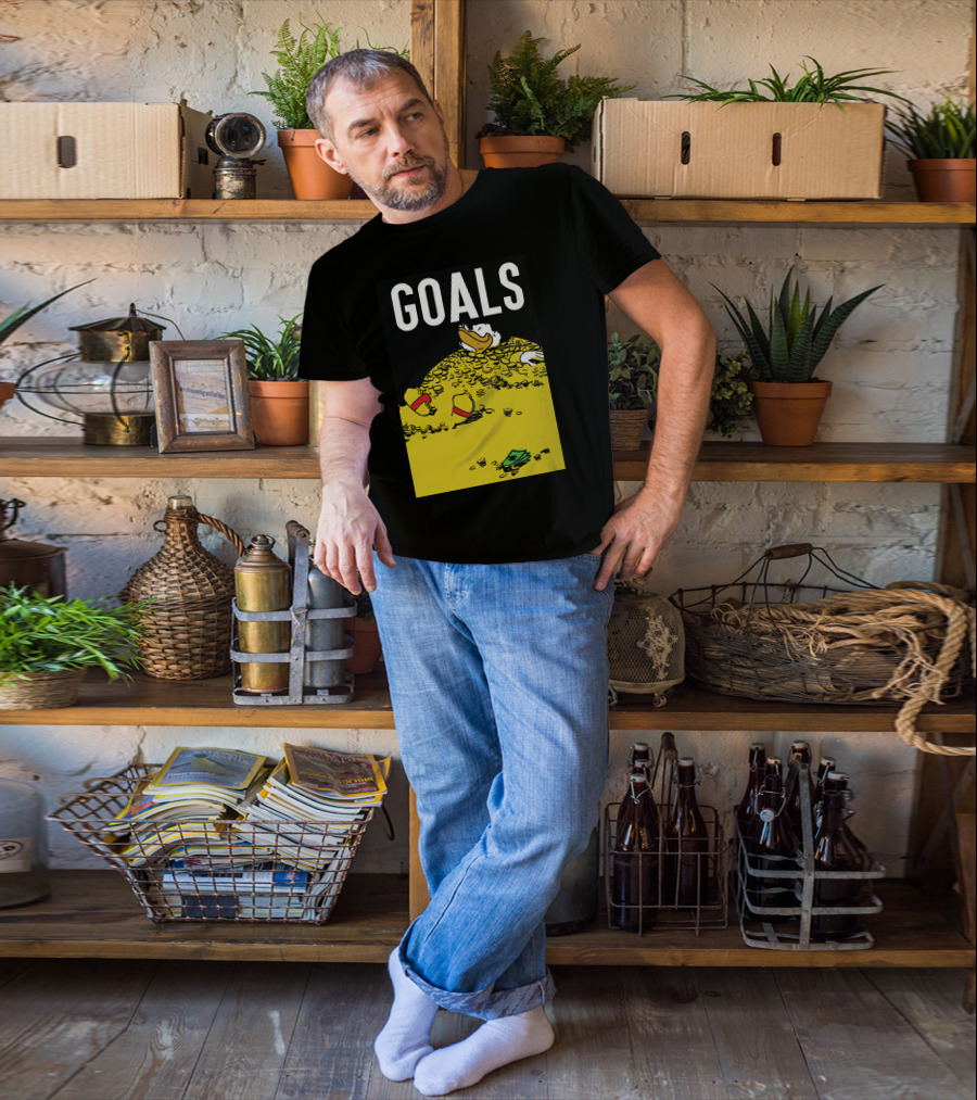 Disney Duck Tales Scrooge Goals Money Pile T-Shirt