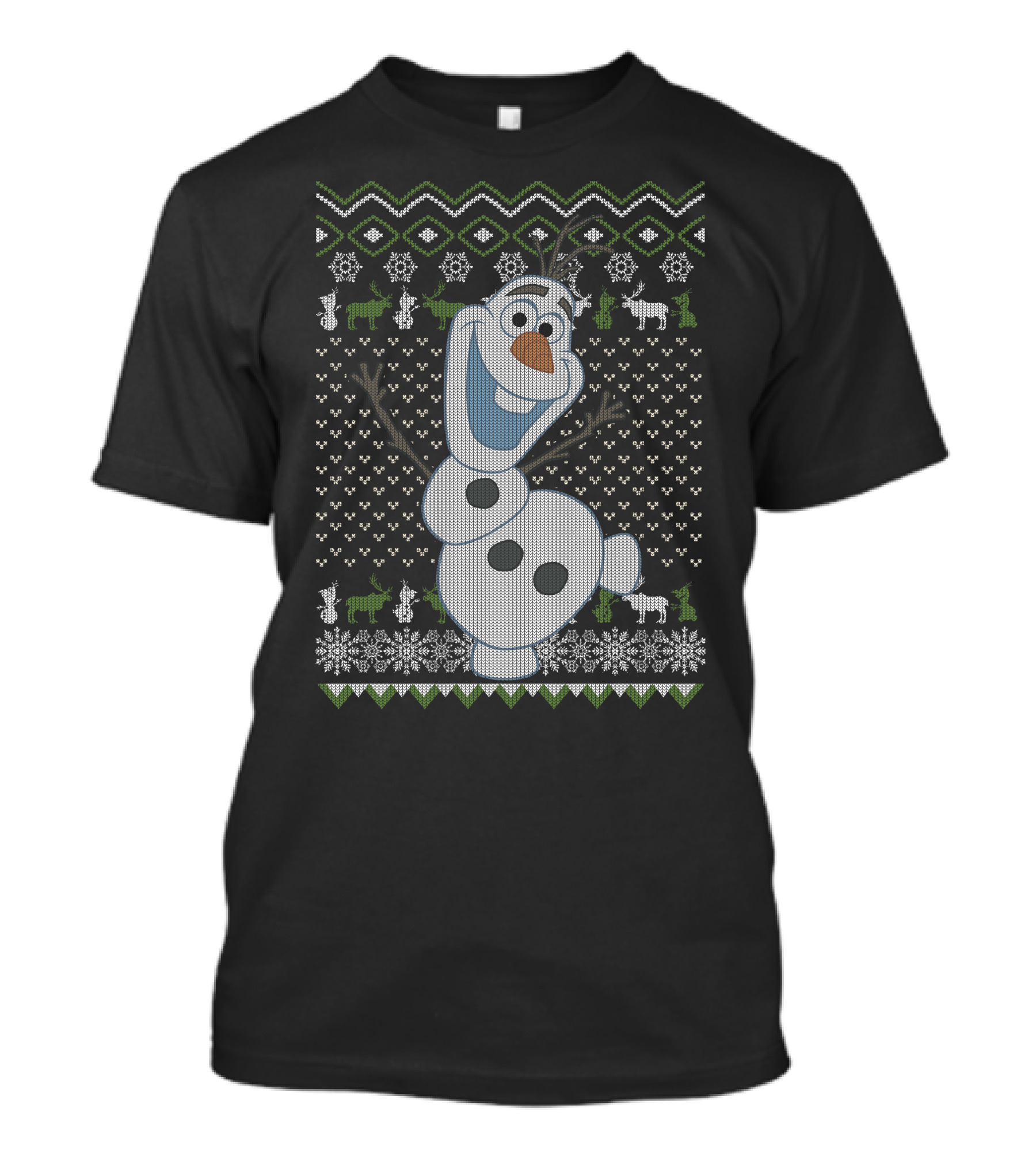 Disney Frozen Olaf Sven Christmas T-Shirt