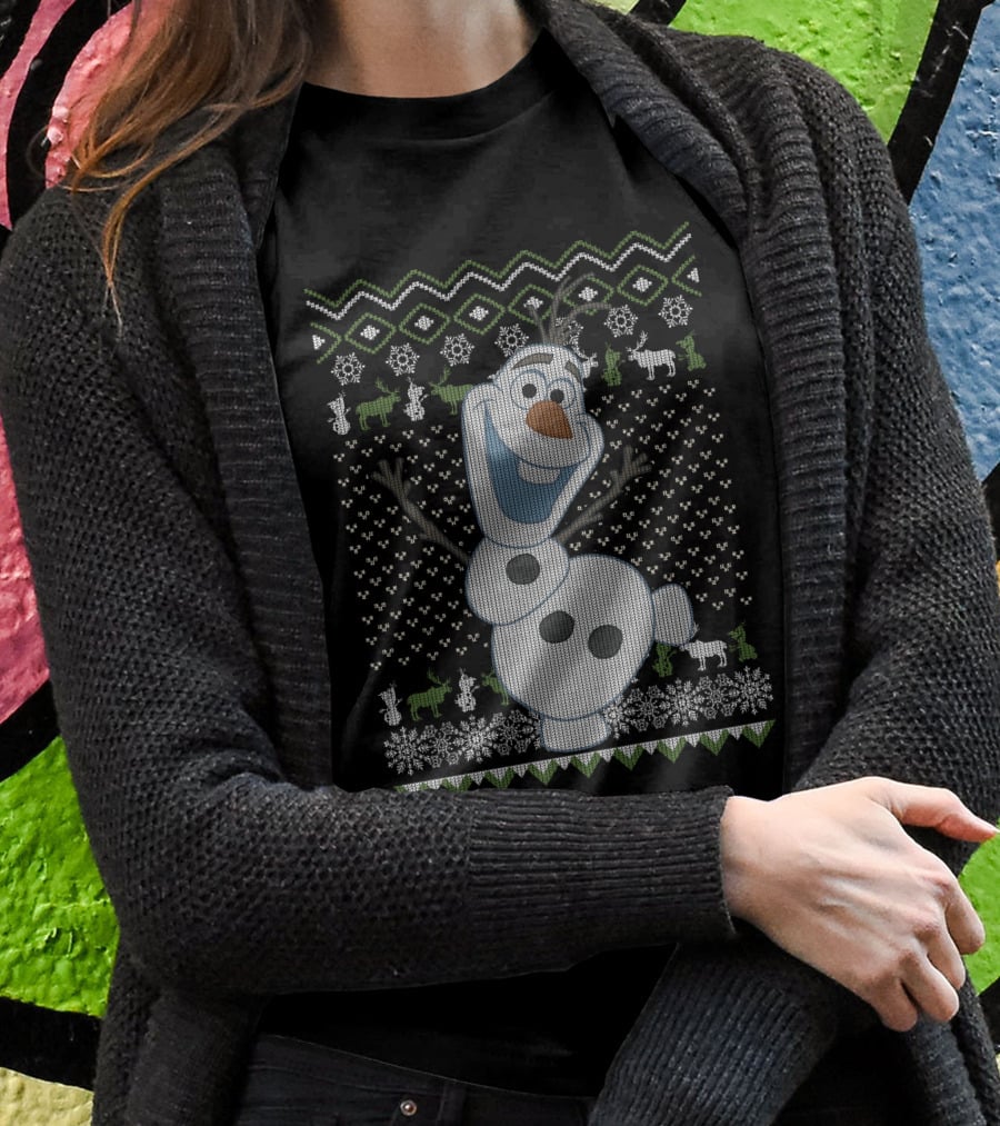 Disney Frozen Olaf Sven Christmas T-Shirt