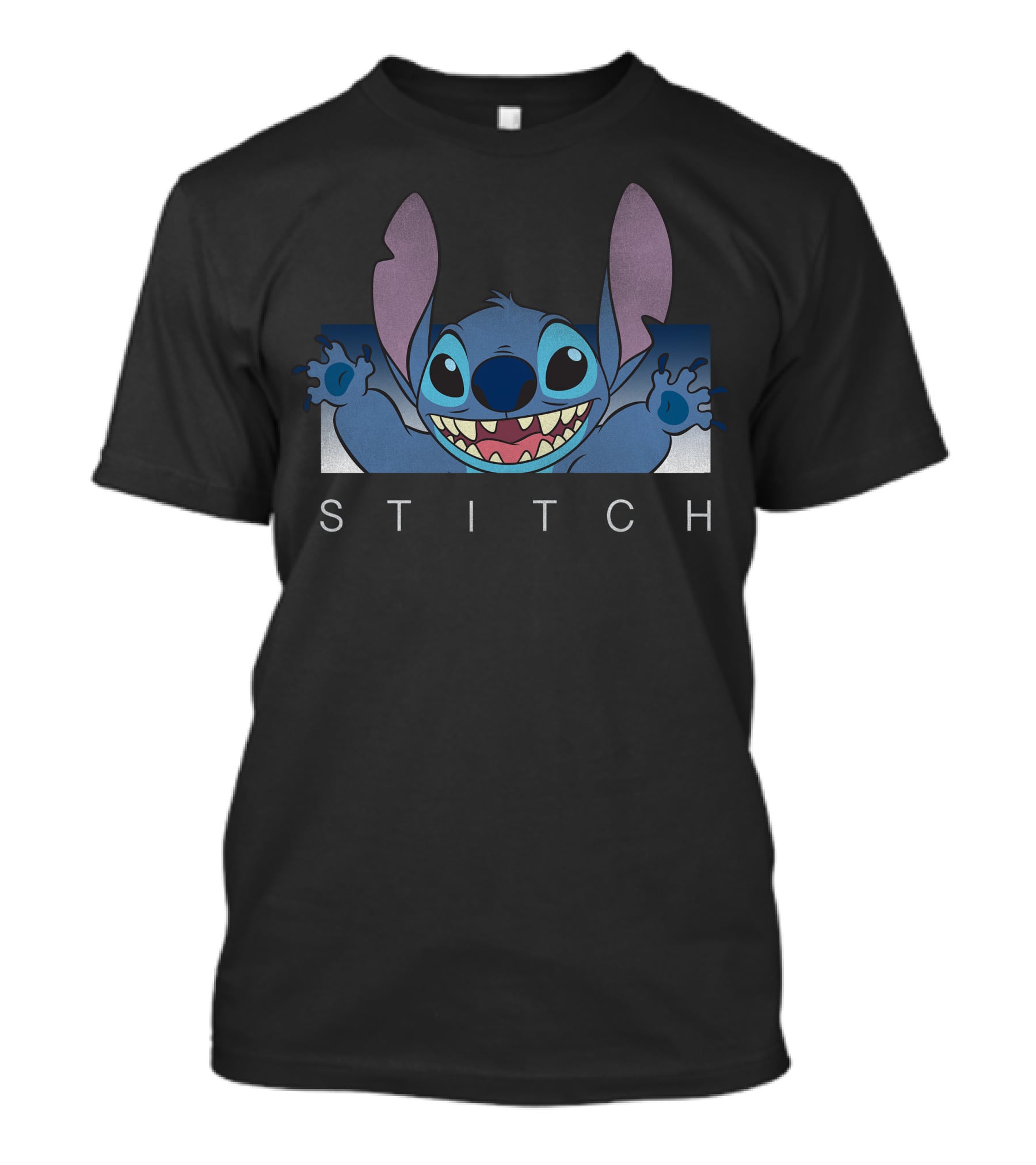 Stitch Disney Character With Big Smile And Outstretched Arms T-Shirt