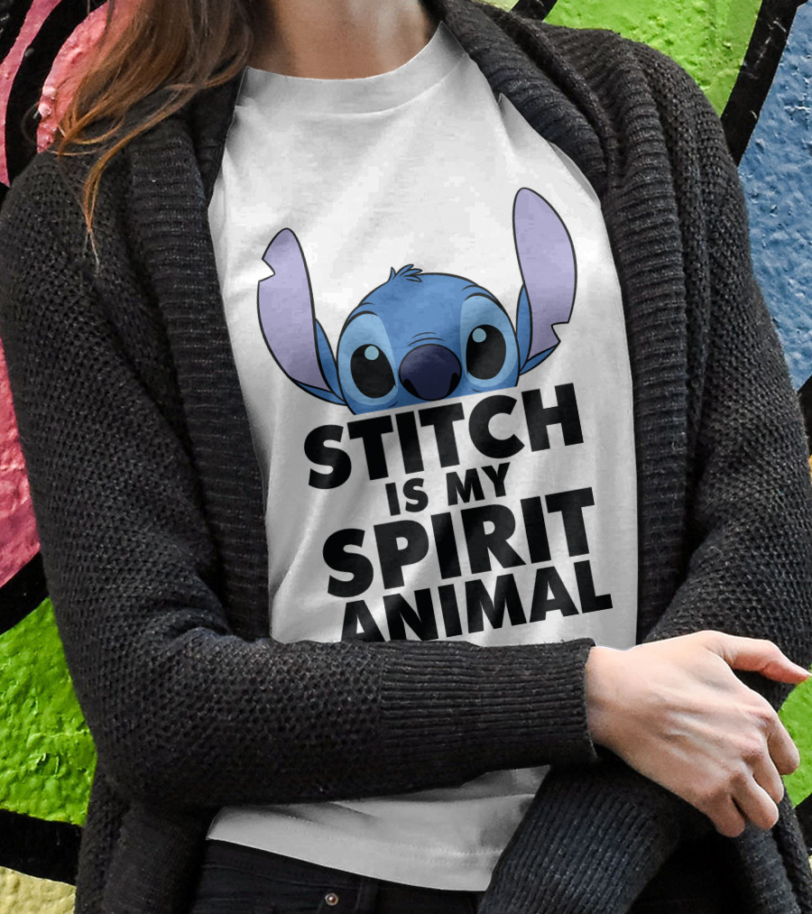 Disney Lilo And Stitch Is My Spirit Animal Tie Dye T-Shirt