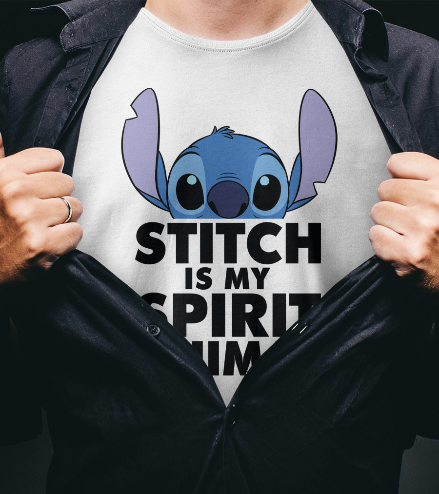 Disney Lilo And Stitch Is My Spirit Animal Tie Dye T-Shirt