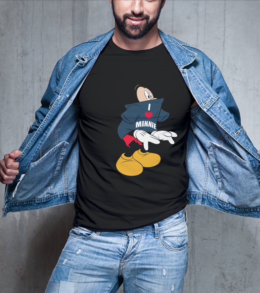 Mickey I Love Minnie Disney T-Shirt