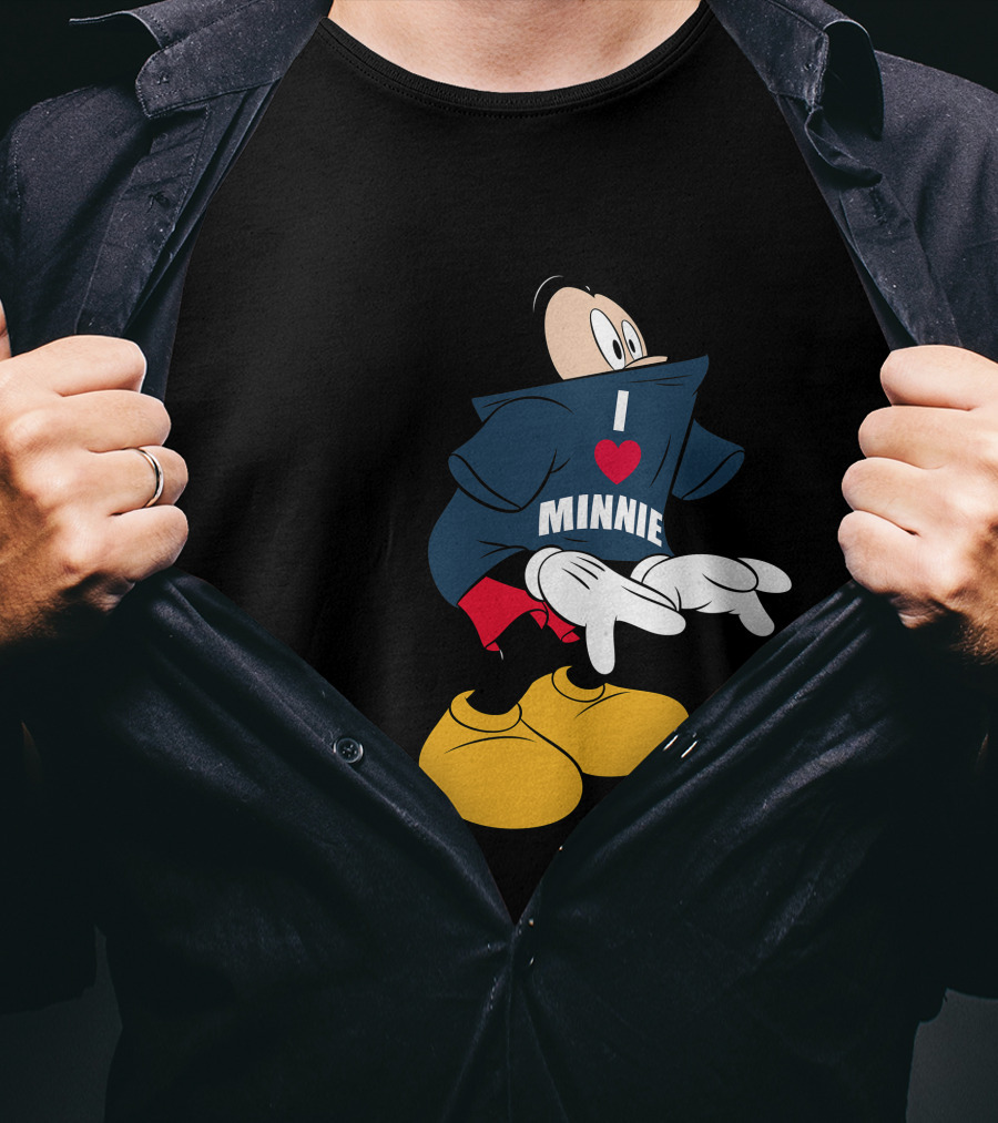 Mickey I Love Minnie Disney T-Shirt