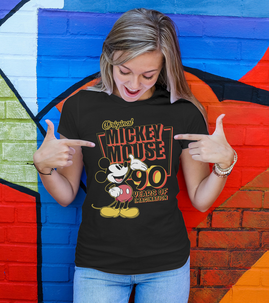 The Original Mickey Mouse 90 Years Of Imagination T-Shirt
