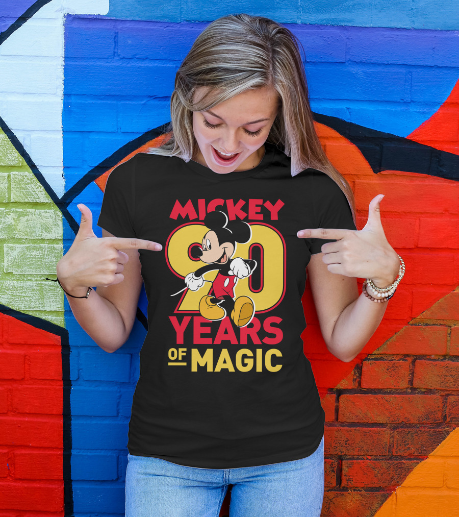 Mickey Mouse 90 Years Of Magic Disney T-Shirt