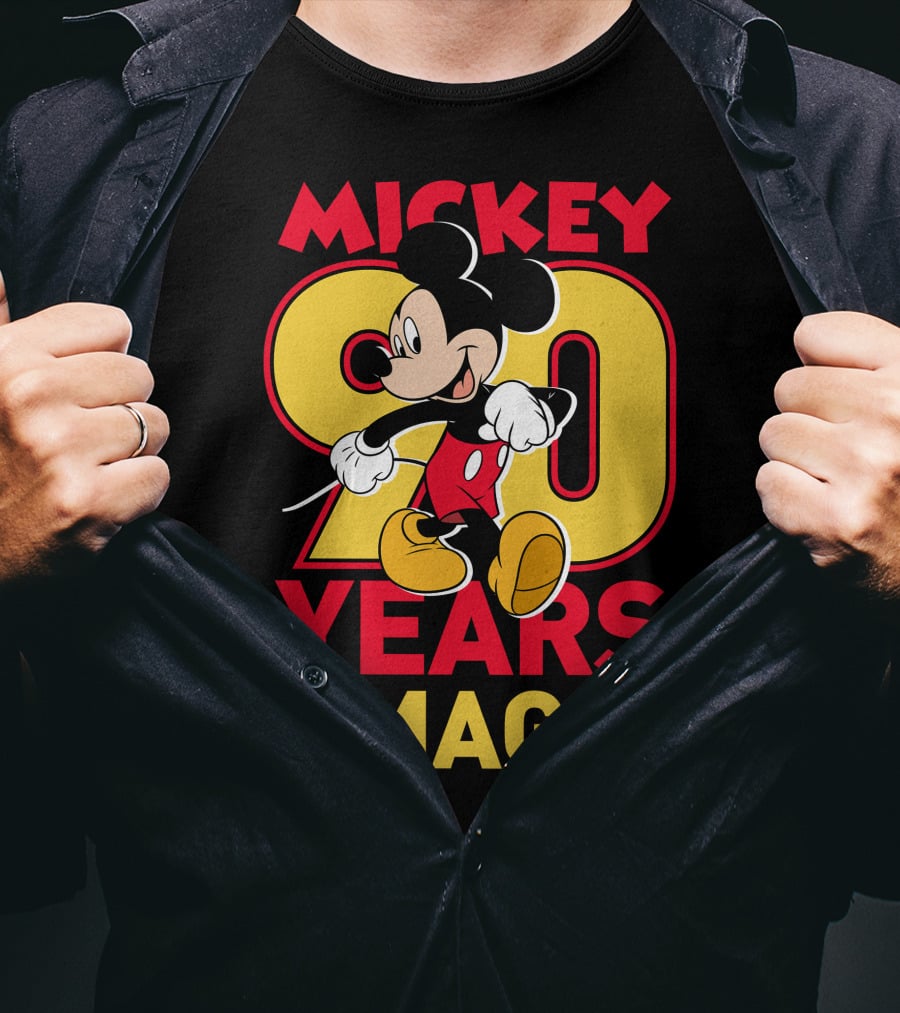Mickey Mouse 90 Years Of Magic Disney T-Shirt