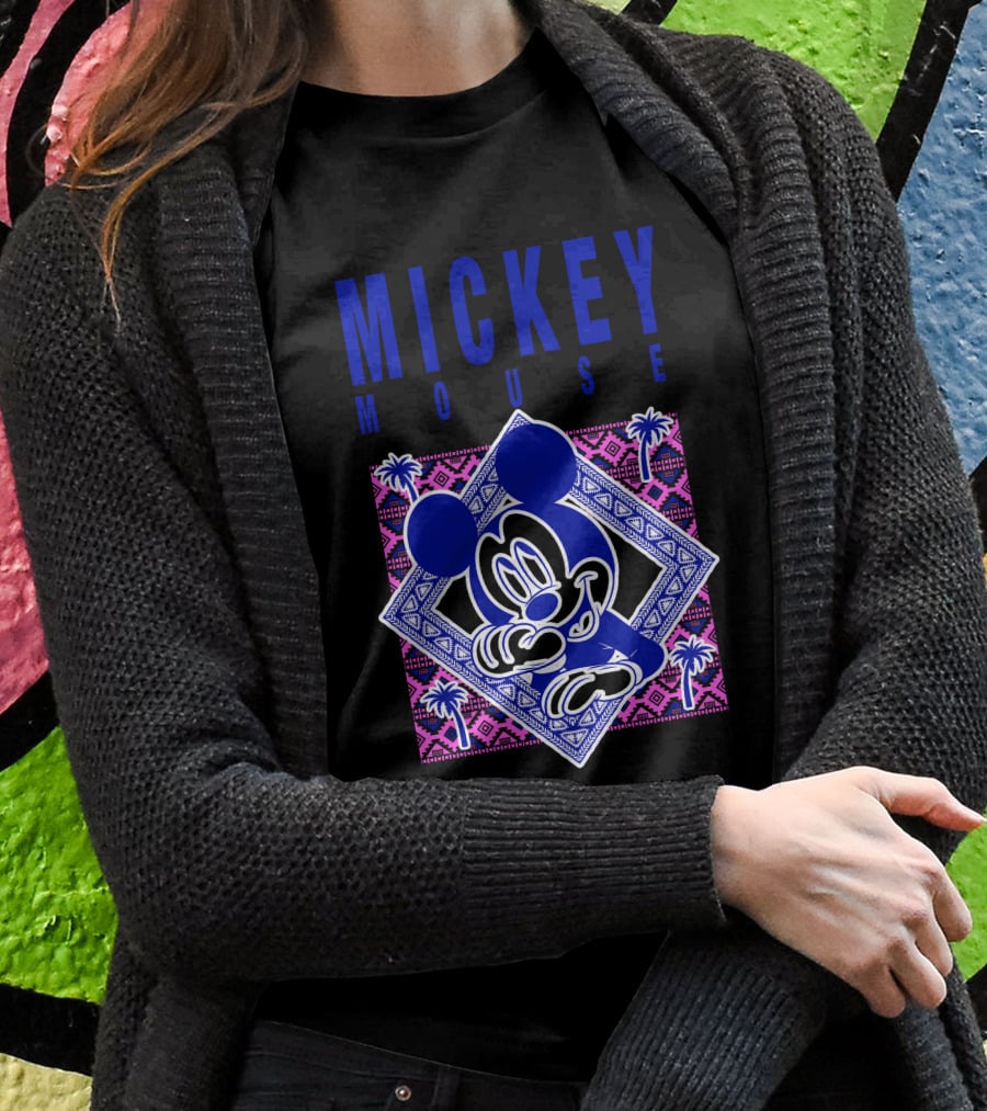 Mickey Mouse Bandana Tropical T-Shirt