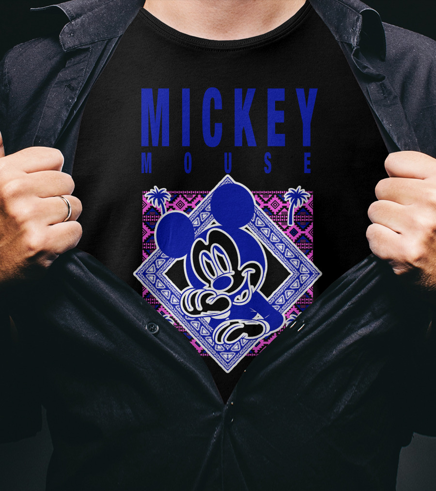 Mickey Mouse Bandana Tropical T-Shirt