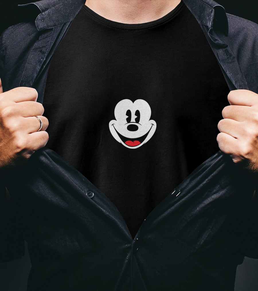 Mickey Mouse Disney Classico Face T-Shirt