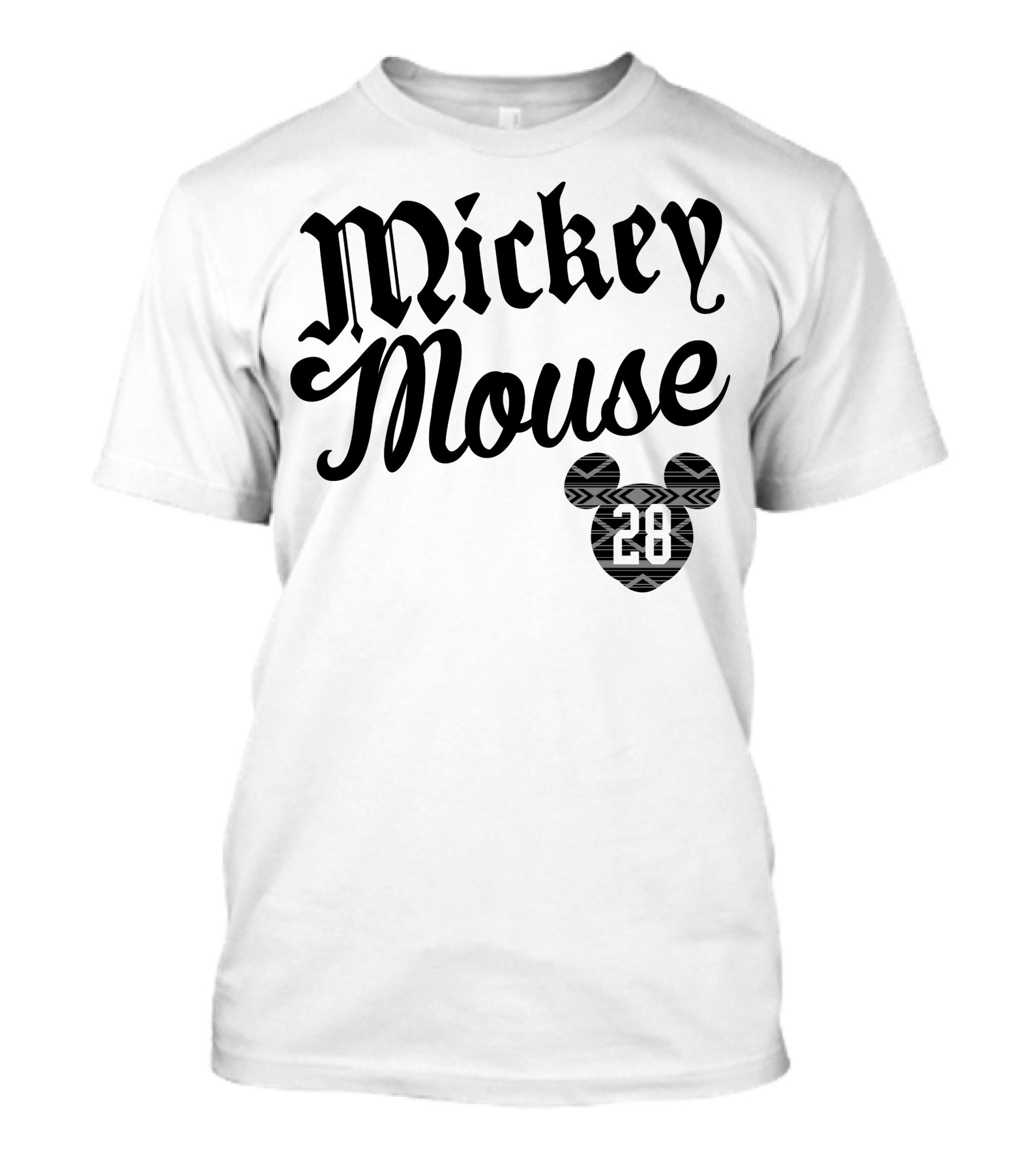 Mickey Mouse 28 Tribal T-Shirt