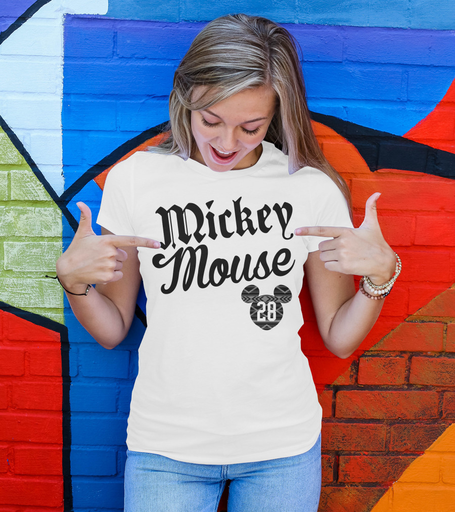 Mickey Mouse 28 Tribal T-Shirt