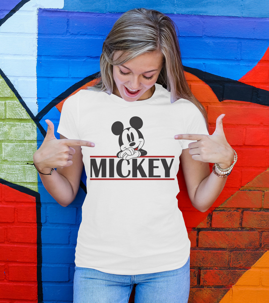 Disney Mickey Mouse Resting Mickey Classic Pose T-Shirt