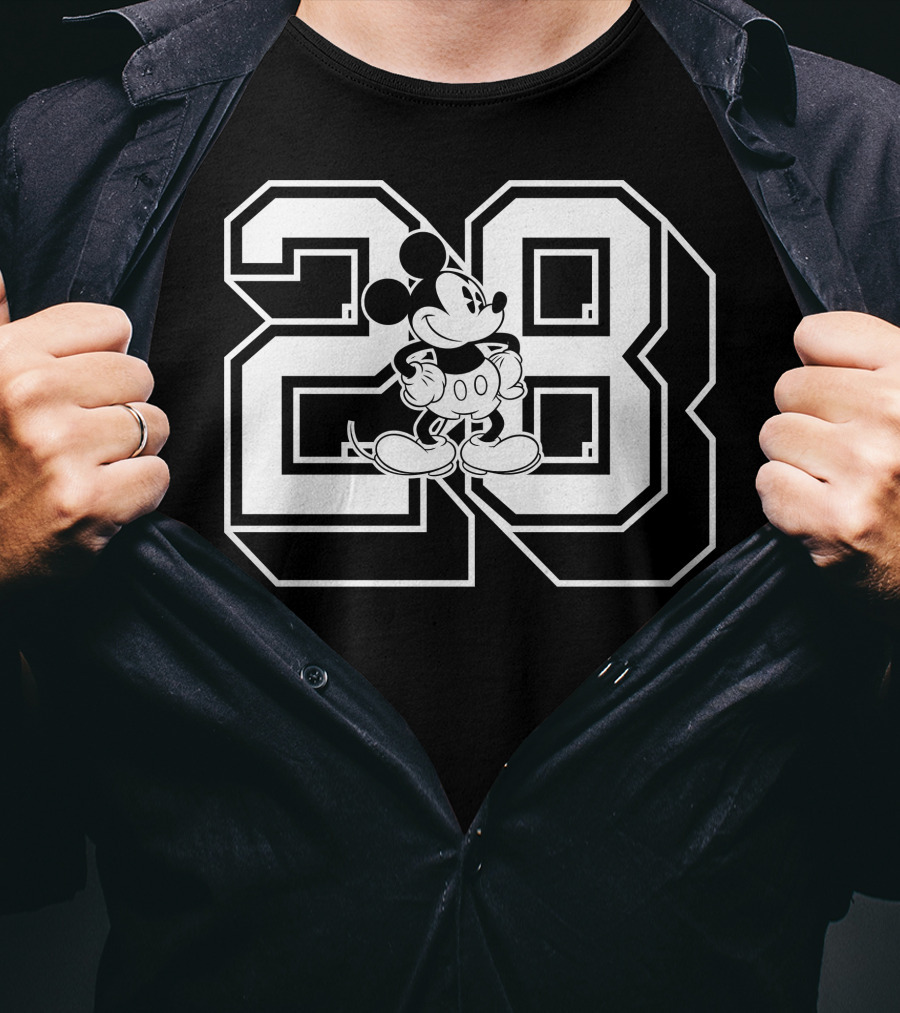 Mickey Mouse 28 Sporty Stance T-Shirt