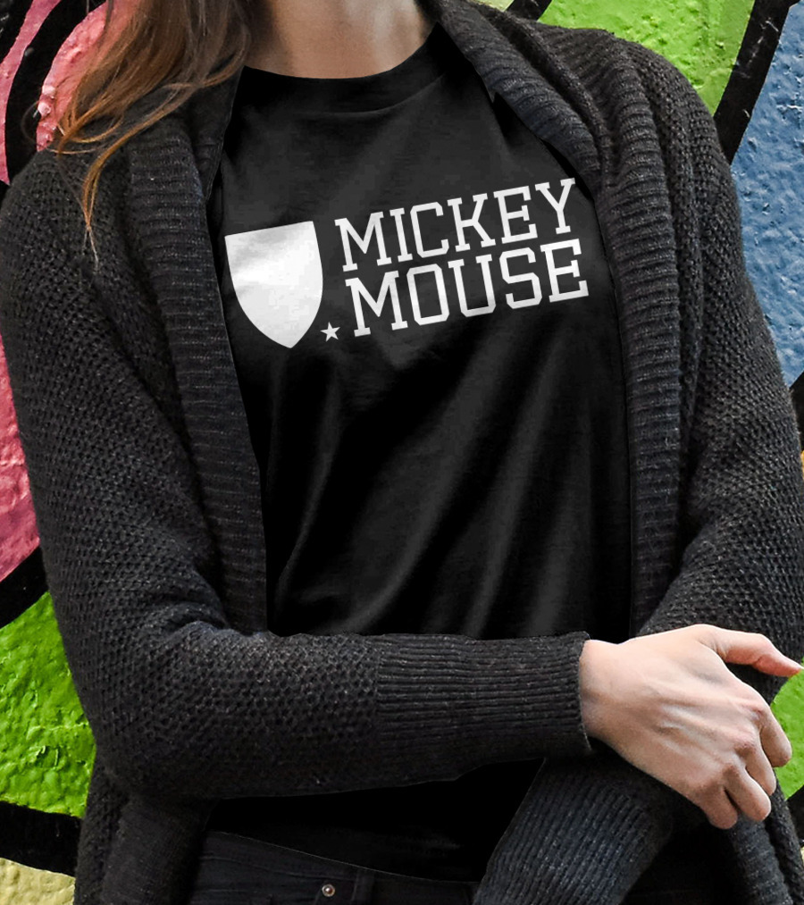 Mickey Mouse University Shield Emblem T-Shirt