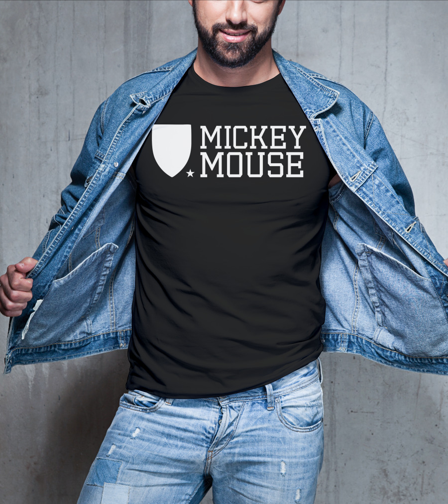 Mickey Mouse University Shield Emblem T-Shirt