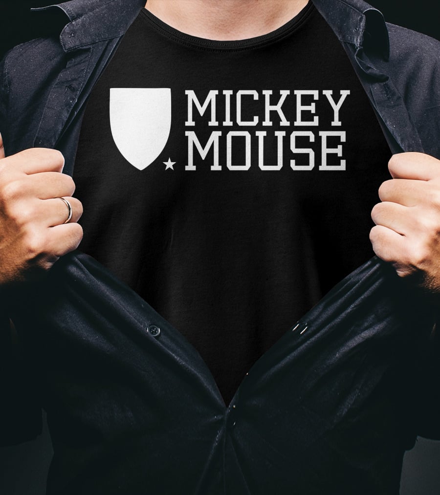 Mickey Mouse University Shield Emblem T-Shirt