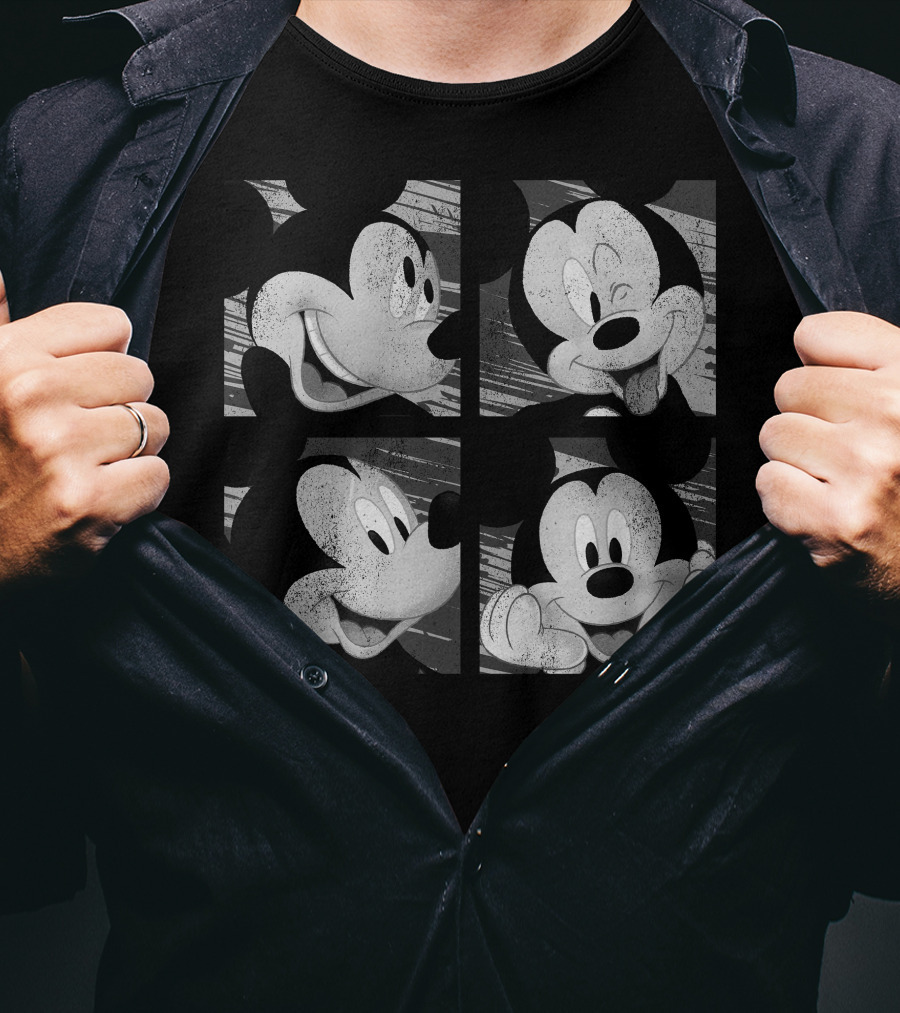 Disney Mickey Mouse Yearbook Vintage Expressions T-Shirt