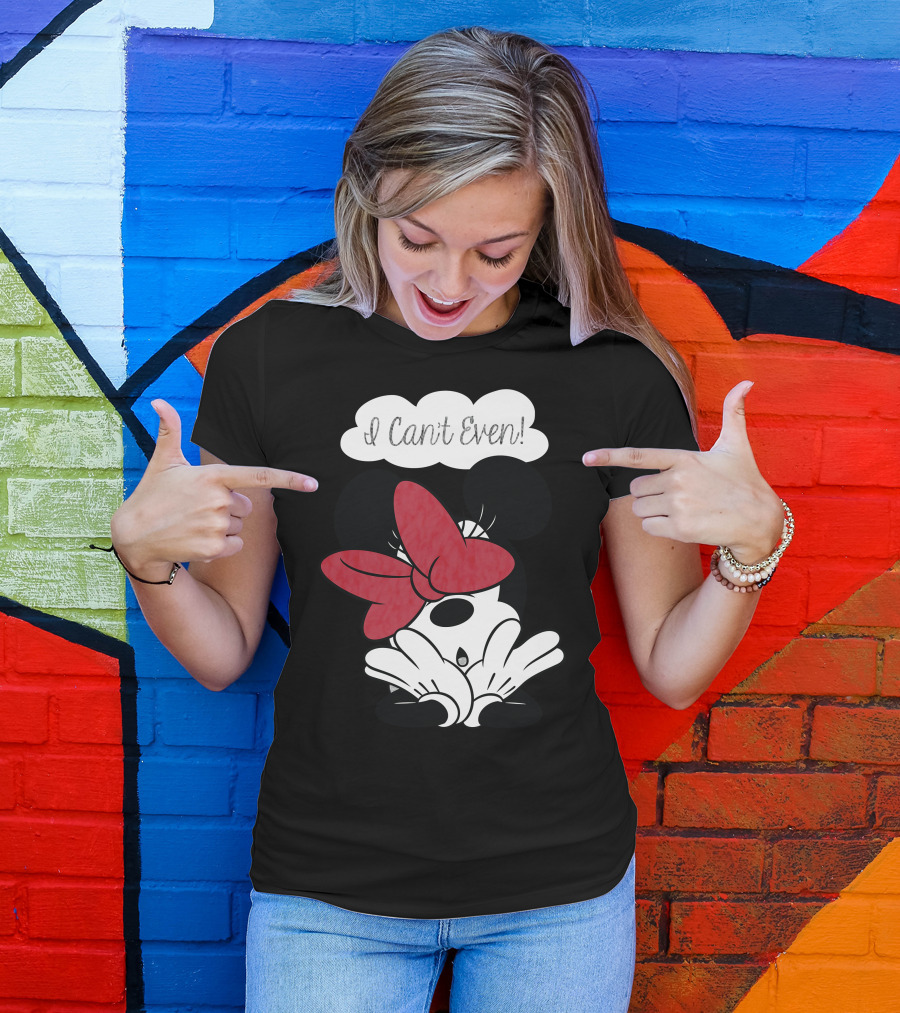 Minnie Mouse I Can't Even Disney Iconic Expression T-Shirt