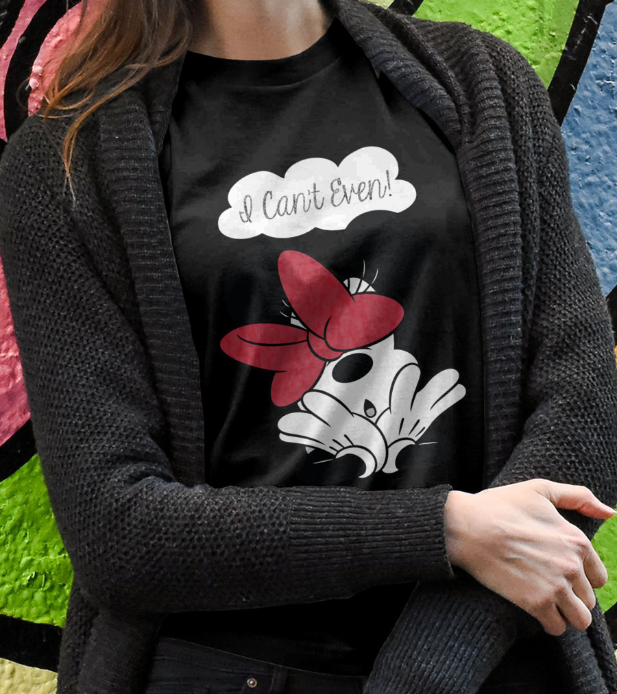 Minnie Mouse I Can't Even Disney Iconic Expression T-Shirt