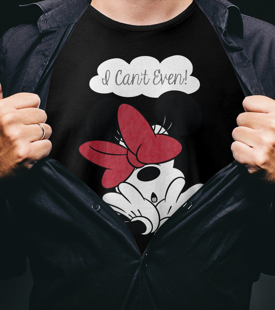 Minnie Mouse I Can't Even Disney Iconic Expression T-Shirt