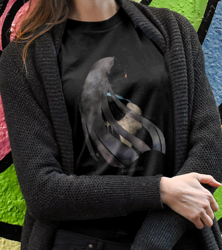 Pocahontas Disney Profile Drawing T-Shirt