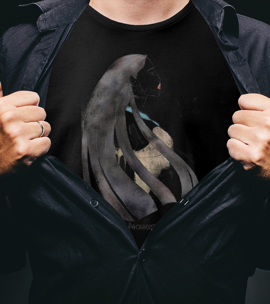 Pocahontas Disney Profile Drawing T-Shirt