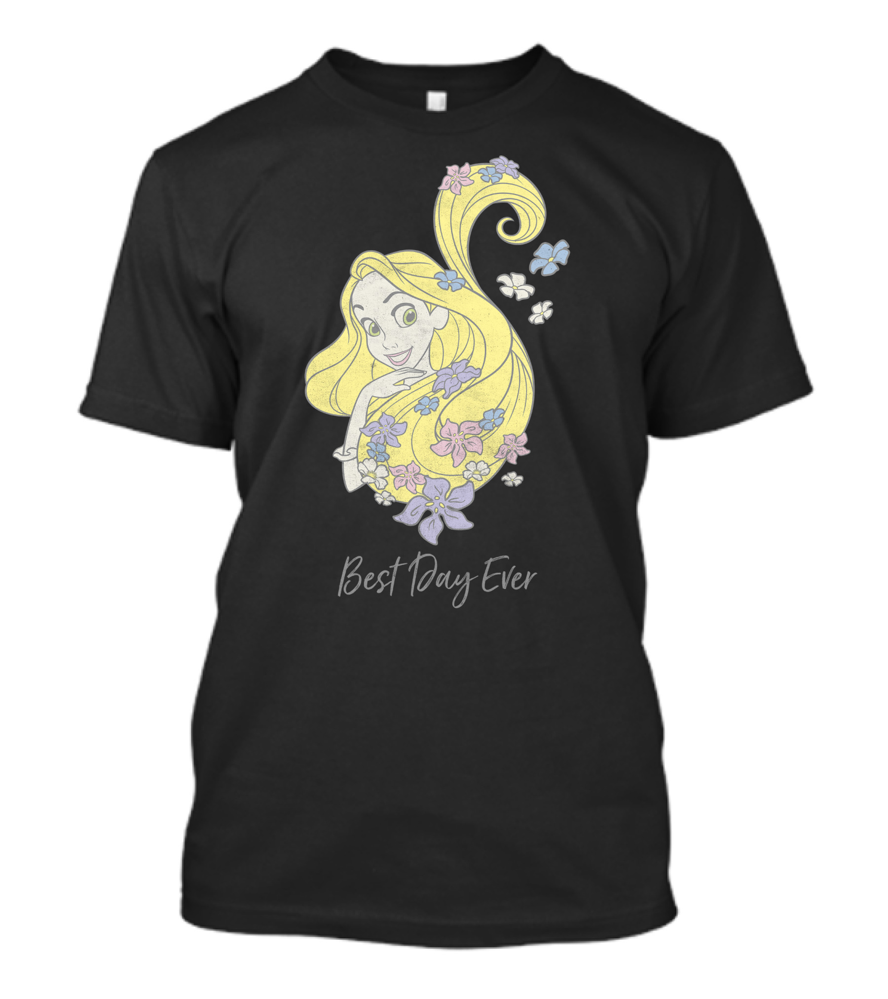 Disney Tangled Rapunzel Illustration Best Day Ever T-Shirt