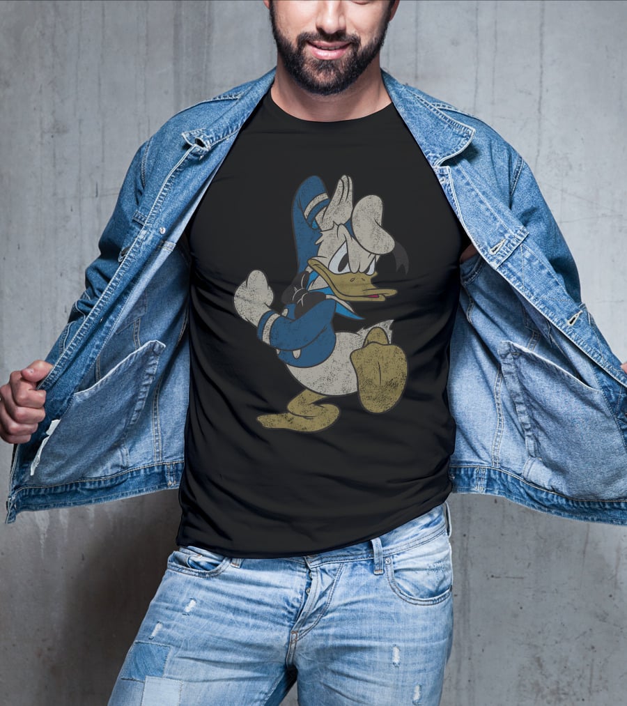 Disney Vintage Donald Duck Classic Distressed Pose T-Shirt