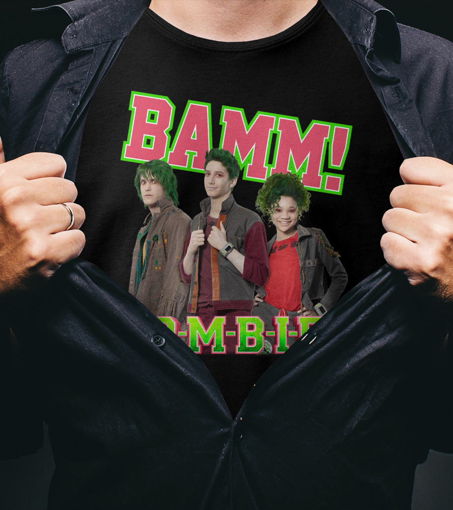 Bamm Zombies Disney Movie Characters T-Shirt