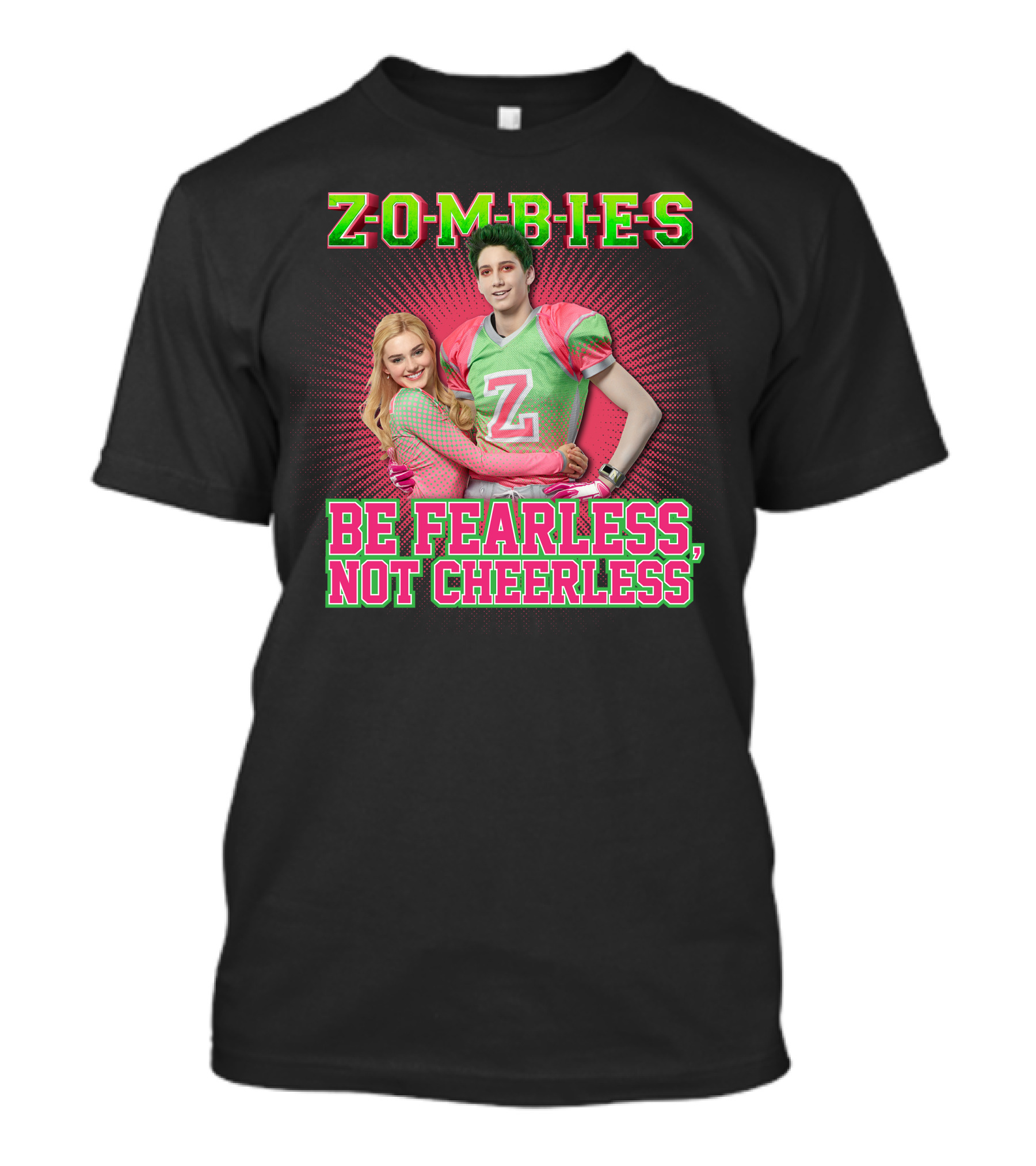 Disney Zombies Be Fearless Not Cheerless T-Shirt