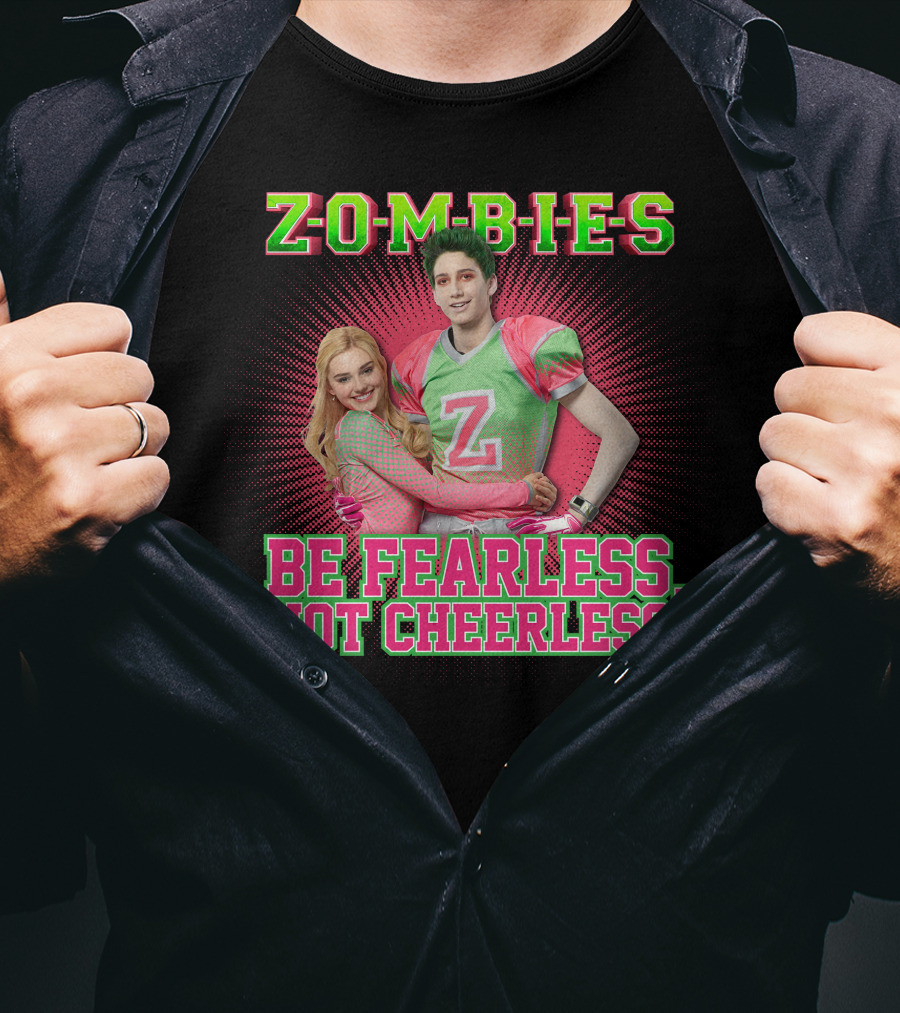 Disney Zombies Be Fearless Not Cheerless T-Shirt