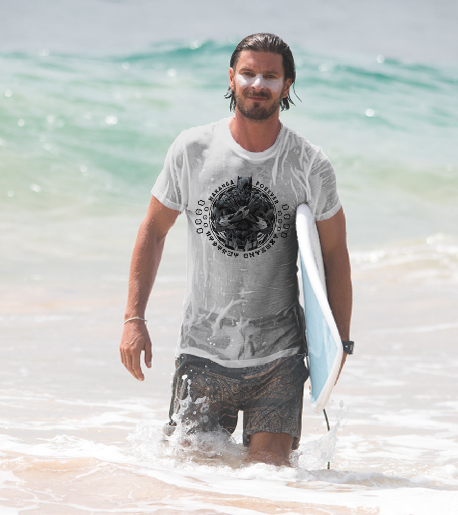 Wakanda Forever Marvel Black Panther Crossed Arms T-Shirt