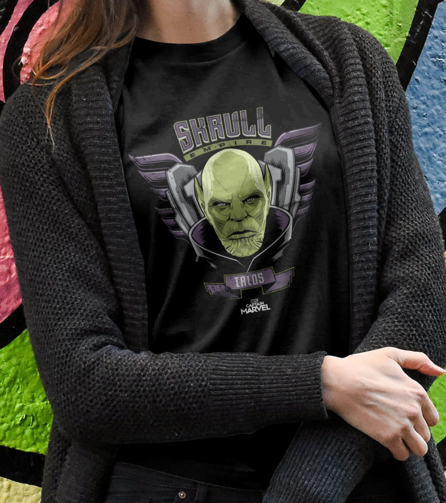 Marvel Captain Marvel Skrull Empire Talos Character T-Shirt