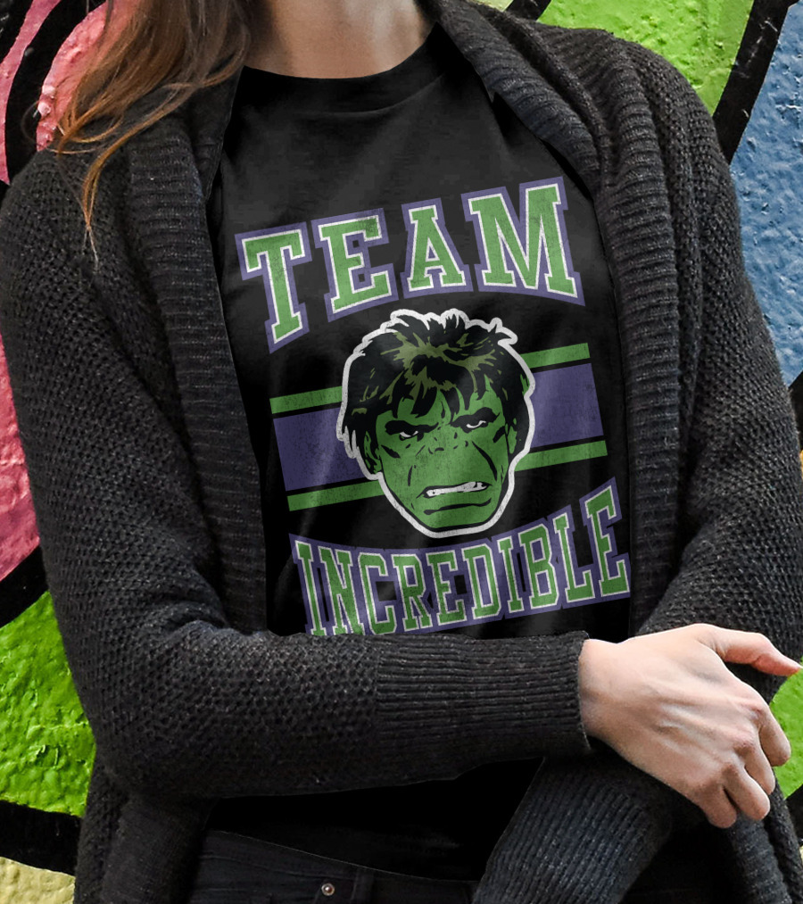 Marvel Classic Team Incredible Hulk Retro T-Shirt