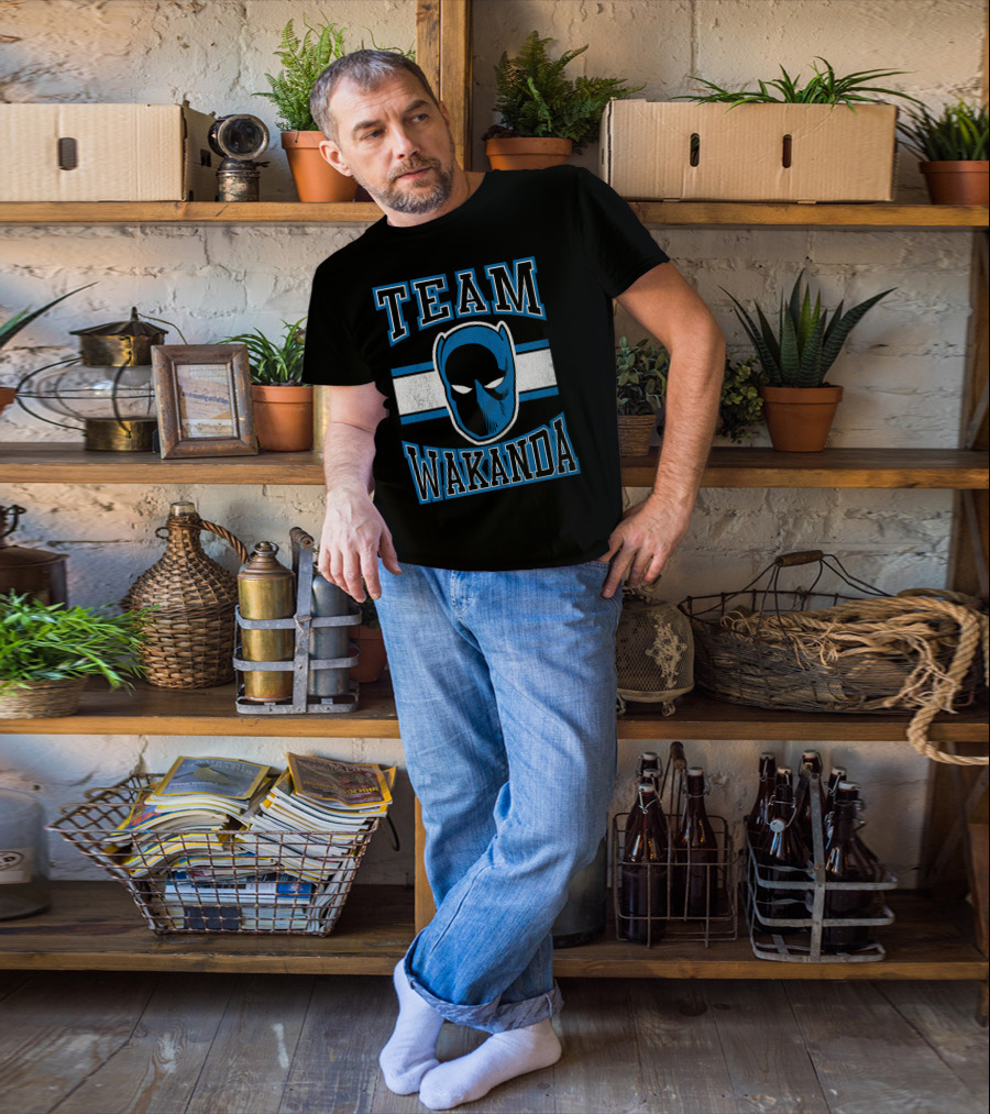 Team Wakanda Marvel Classic Black Panther T-Shirt