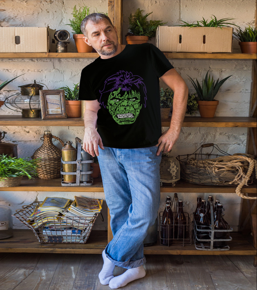 Incredible Hulk St. Patty's Luck Smash Bruce Banner Green Proof T-Shirt